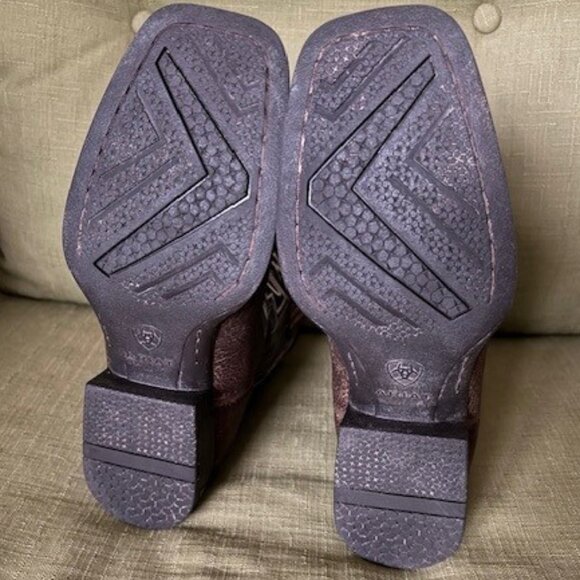 Ariat Youth Western Boots w Wiggle Room Soles - Picture 5 of 12